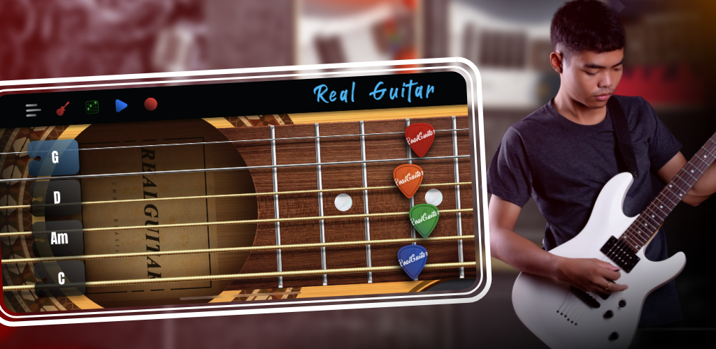Real Guitar: acoustic electric